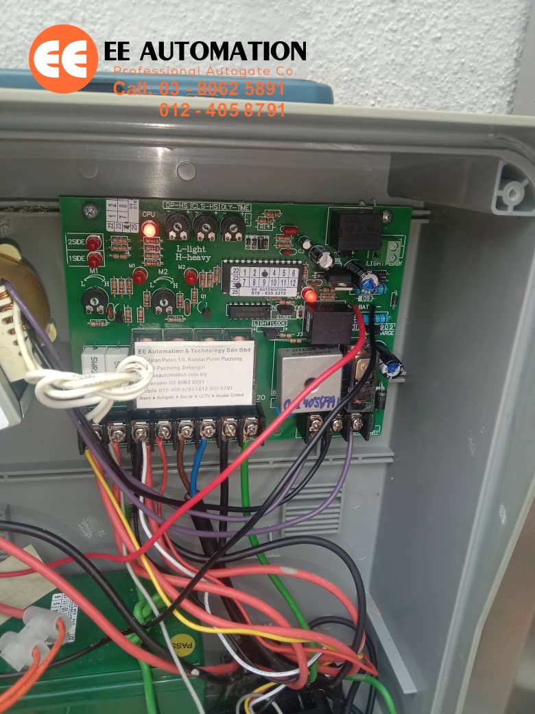 OAE Autogate Control Panel Rosak Lagi – EE Automation