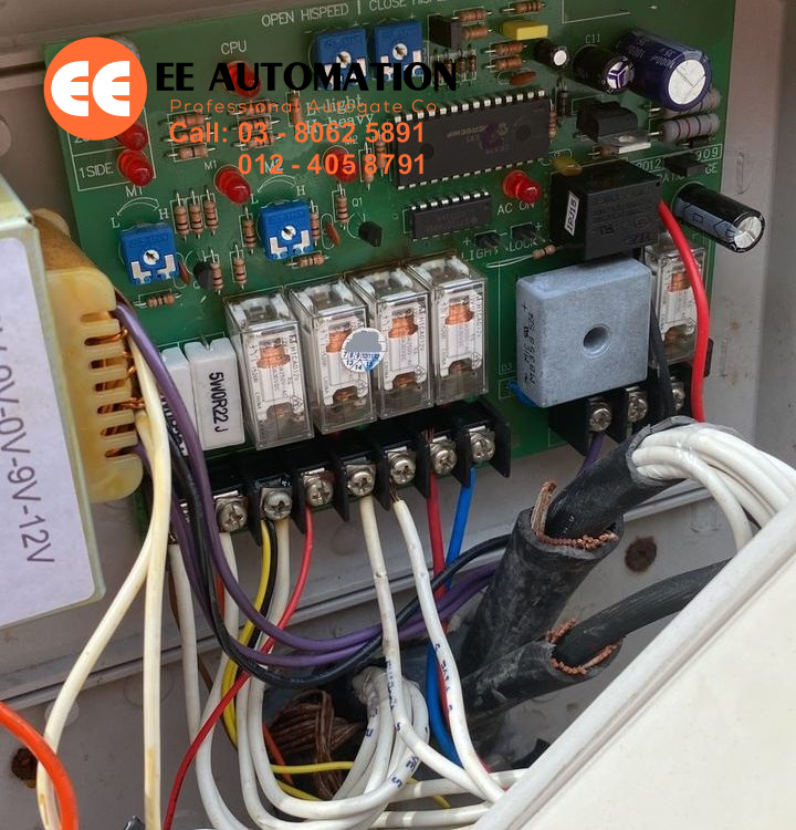 Repair Autogate Control Panel Kota Kemuning