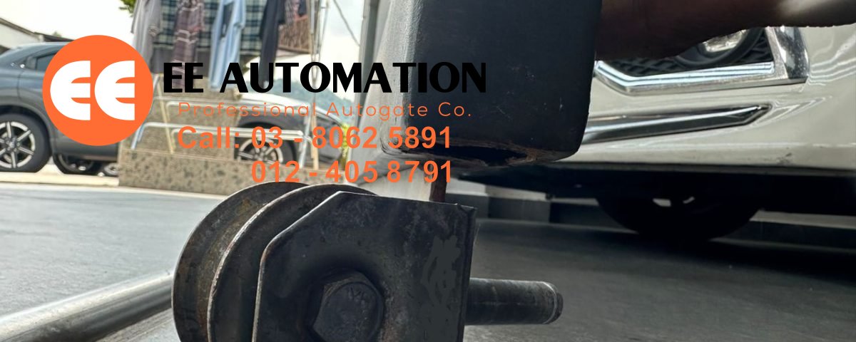 Repair Auto Gate Wheel Damaged
