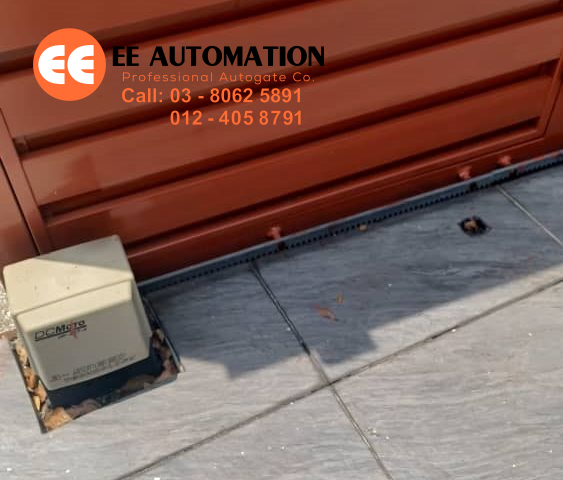 Pasang Sliding Autogate Motor Baru Taman Melawati