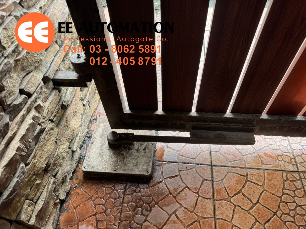 告别旧款的地面电动门 Goodbye to the Old MAG Underground Auto Gate System – EE ...