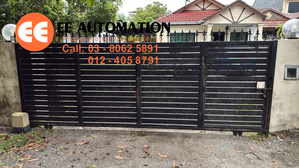 Install Tronica Sliding Autogate Setapak