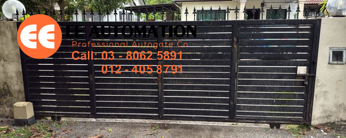 Install Tronica Sliding Autogate Setapak